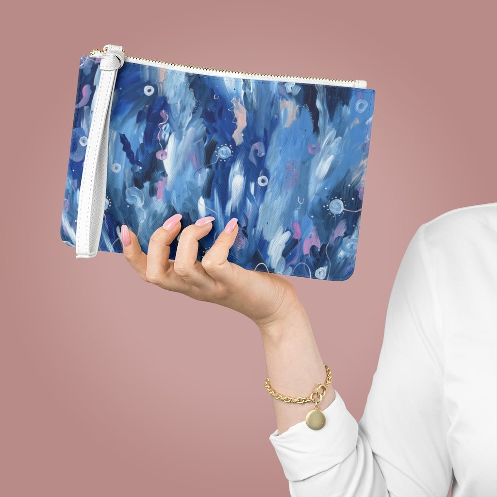 Designer Clutch - Deep Depths,Bags,Mulganai,Designer Clutch - Deep Depths by mulganai