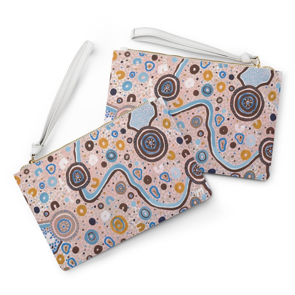 Designer Clutch Purse - Sand and Sky,Merchandise,Mulganai,
