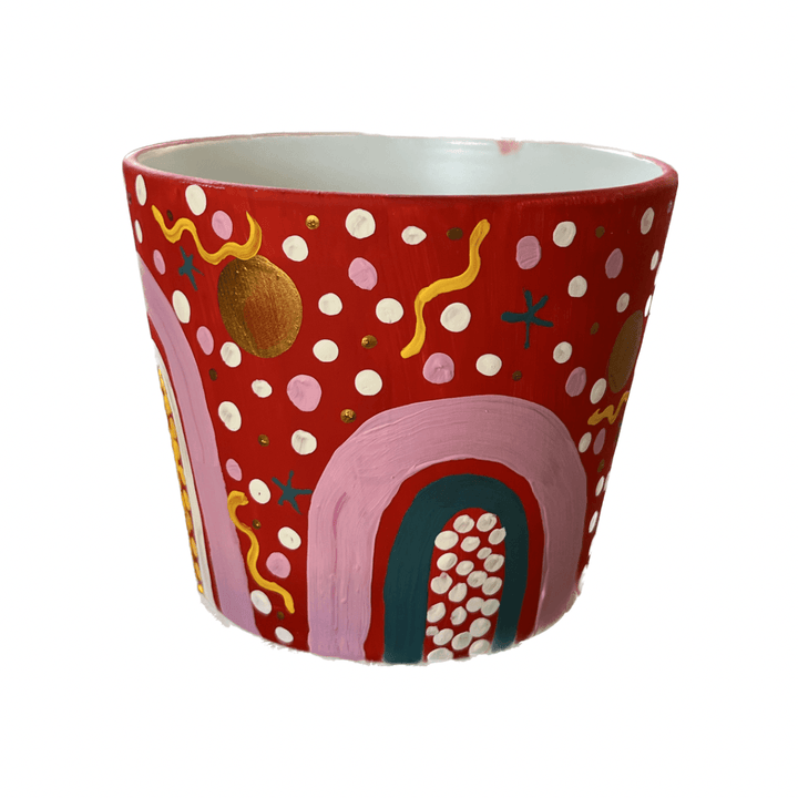 Hand Painted Pots,,Mulganai,