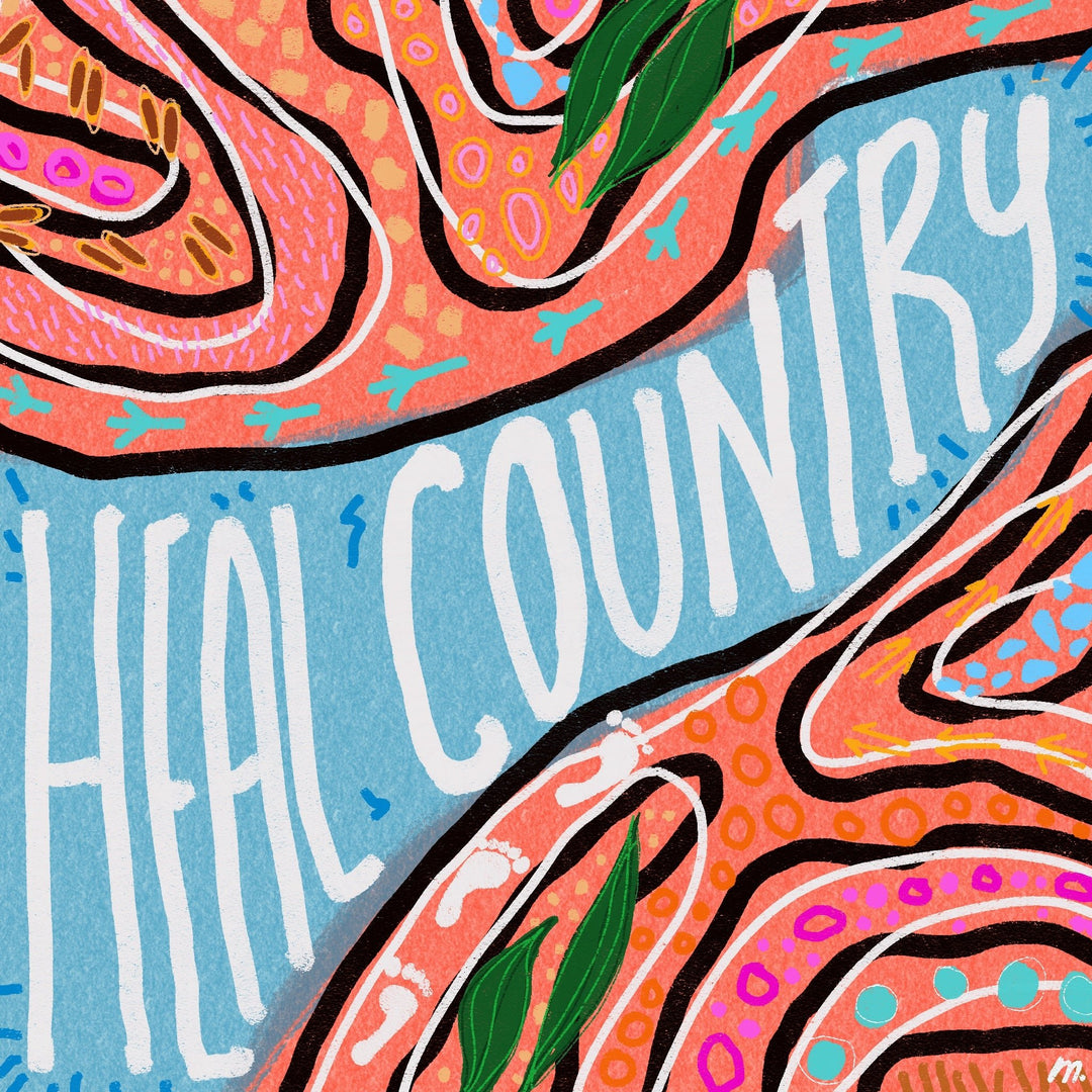 Heal Country Print,Prints,Mulganai,