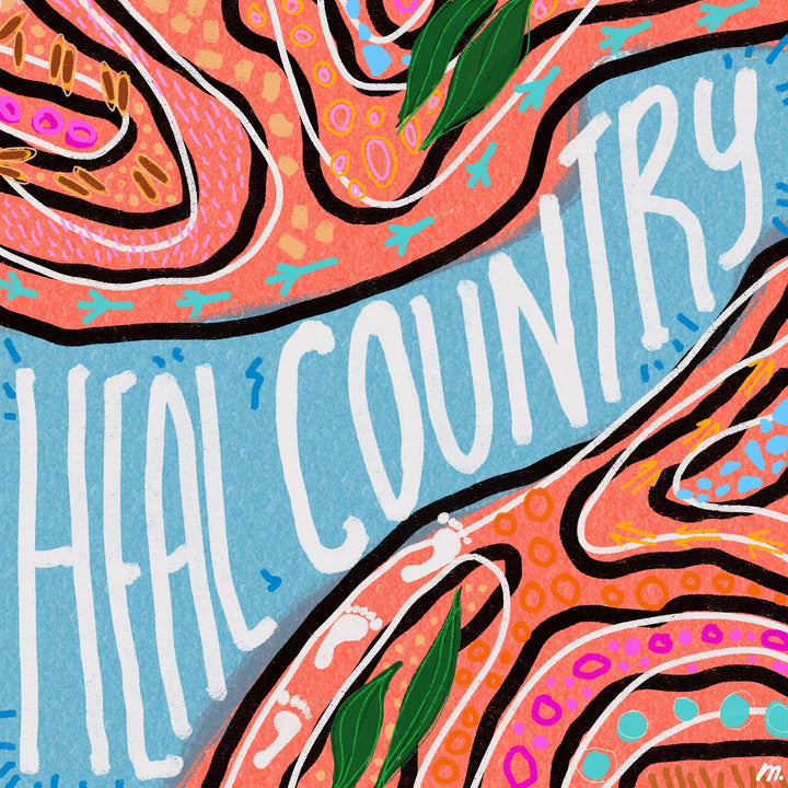 Heal Country Print,Prints,Mulganai,