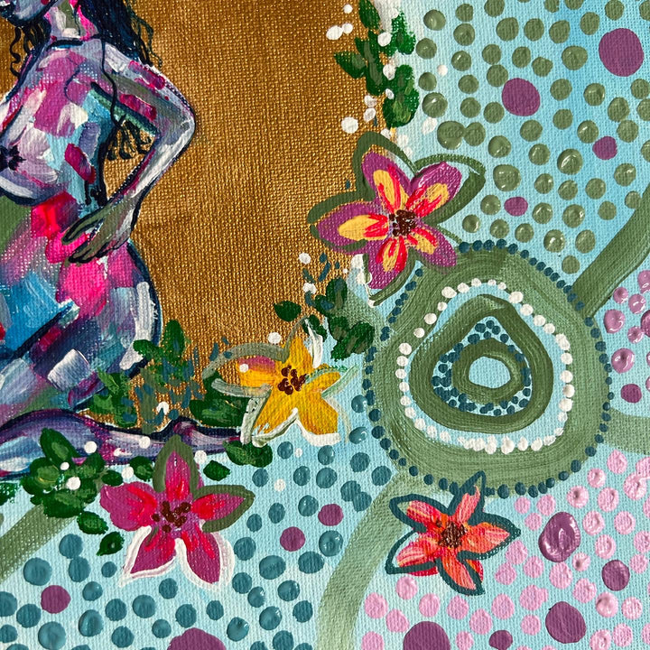 Woman in the Meadow,,Mulganai,