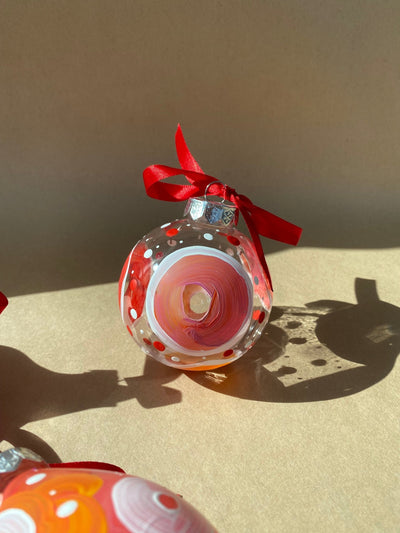 Pink Sunset Baubles (Set 3) - Mulganai