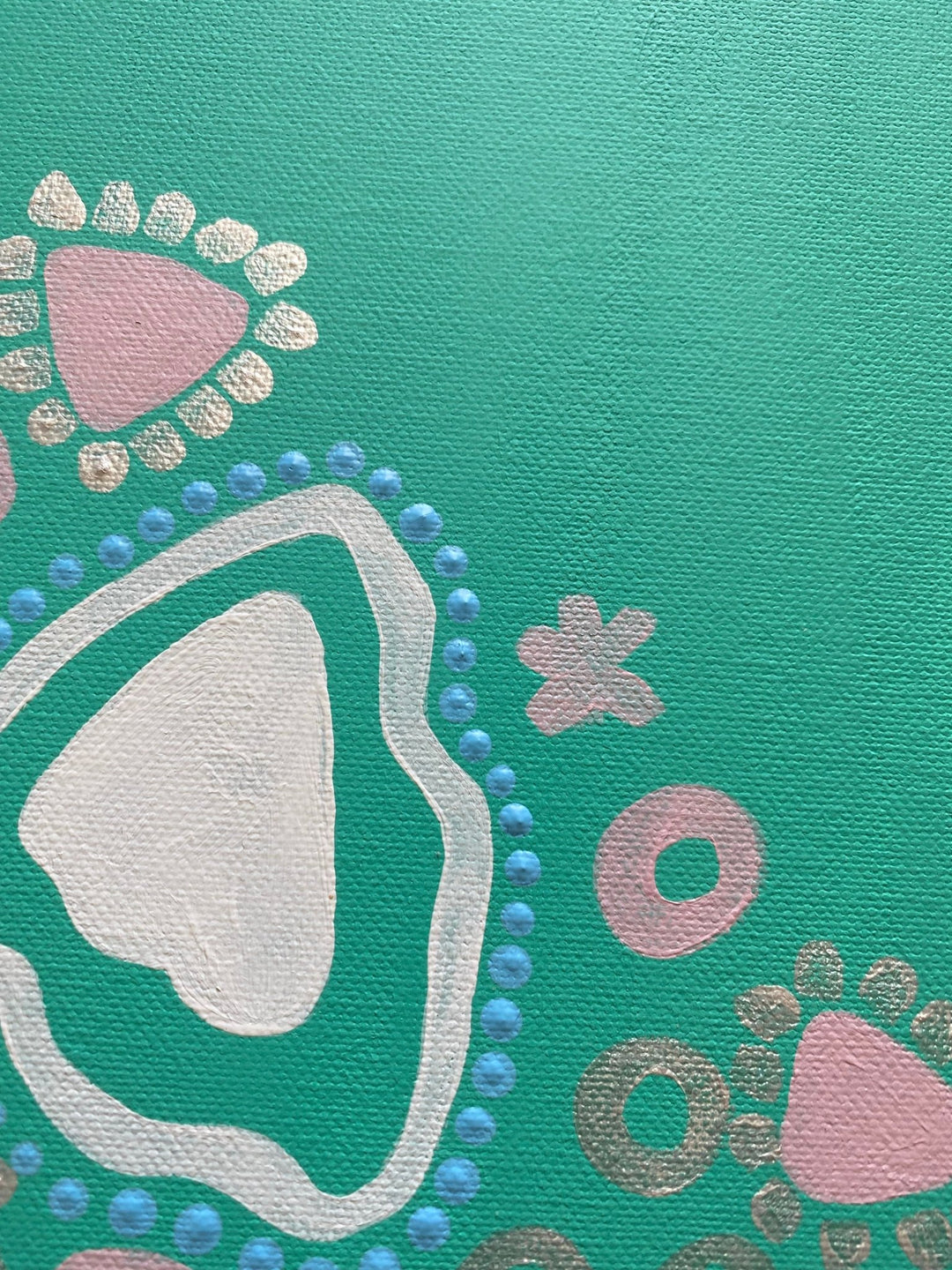 The Great Barrier Reef,Large canvas,Mulganai,